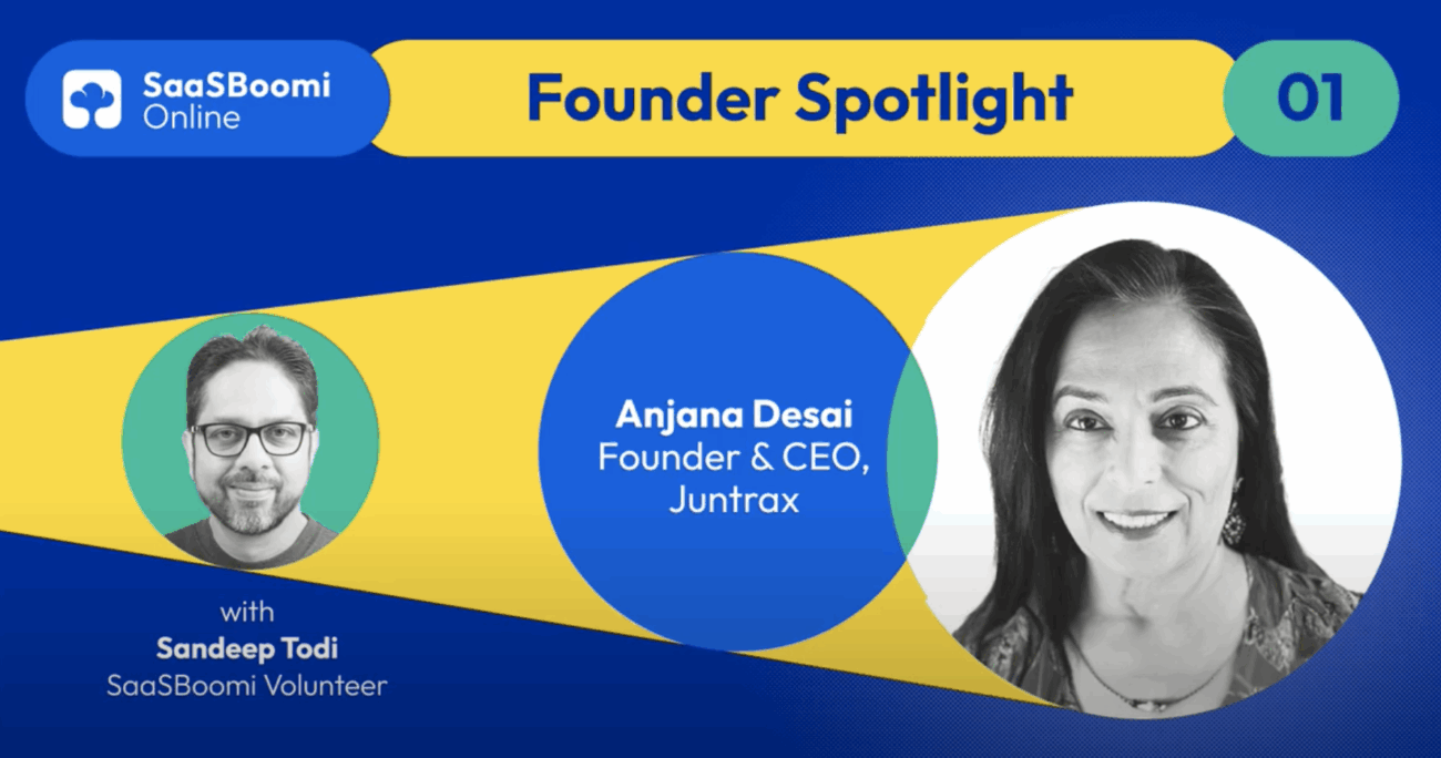 SaaSBoomi Online Community - Founder Spotlight